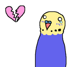 Mr. office worker budgerigar sticker #6118264