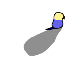 Mr. office worker budgerigar sticker #6118265