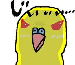 Mr. office worker budgerigar sticker #6118270