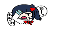 Invective schoolgirl sticker #6118452