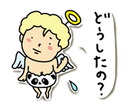 Pants angel sticker #6118601