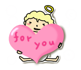 Pants angel sticker #6118608