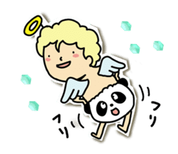 Pants angel sticker #6118612