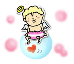 Pants angel sticker #6118624