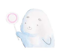 Happy life of penguins and seals sticker #6118756