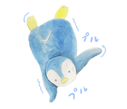 Happy life of penguins and seals sticker #6118776