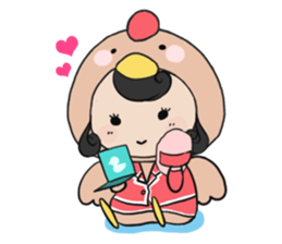 Ukare - san . sticker #6118902