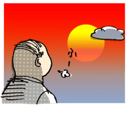 Conversation of middle-aged couple 1 sticker #6119045