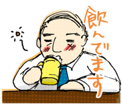 Conversation of middle-aged couple 1 sticker #6119056