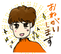 Conversation of middle-aged couple 1 sticker #6119063