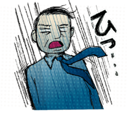 Conversation of middle-aged couple 1 sticker #6119066