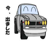 Let's go by nostalgic car sticker #6119312