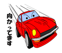Let's go by nostalgic car sticker #6119313
