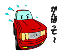 Let's go by nostalgic car sticker #6119317