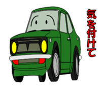 Let's go by nostalgic car sticker #6119318