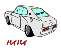 Let's go by nostalgic car sticker #6119319