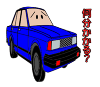 Let's go by nostalgic car sticker #6119322