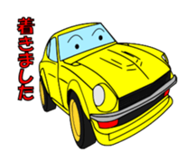 Let's go by nostalgic car sticker #6119328