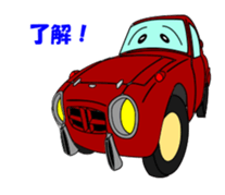 Let's go by nostalgic car sticker #6119330