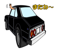 Let's go by nostalgic car sticker #6119331