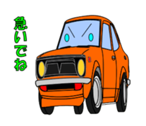 Let's go by nostalgic car sticker #6119333