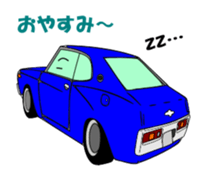 Let's go by nostalgic car sticker #6119334