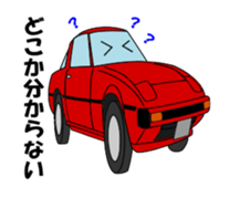 Let's go by nostalgic car sticker #6119335