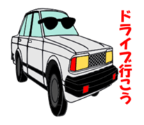 Let's go by nostalgic car sticker #6119337