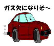 Let's go by nostalgic car sticker #6119340