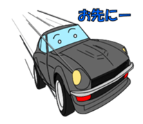 Let's go by nostalgic car sticker #6119343