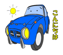 Let's go by nostalgic car sticker #6119345