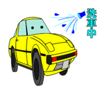 Let's go by nostalgic car sticker #6119350