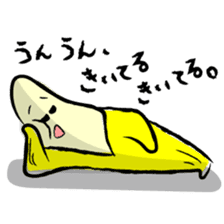 hard work banana sticker #6119471