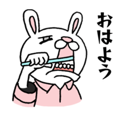 Daily life conversation of "usakichi" sticker #6119472