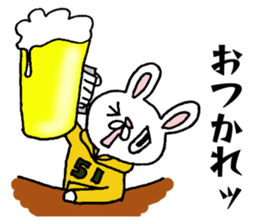 Daily life conversation of "usakichi" sticker #6119479