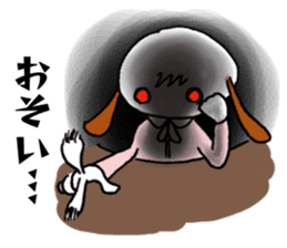 Daily life conversation of "usakichi" sticker #6119481