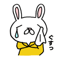 Daily life conversation of "usakichi" sticker #6119487