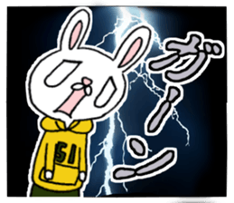 Daily life conversation of "usakichi" sticker #6119489