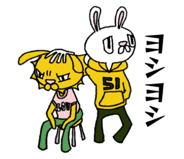 Daily life conversation of "usakichi" sticker #6119506