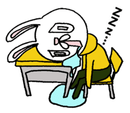 Daily life conversation of "usakichi" sticker #6119510