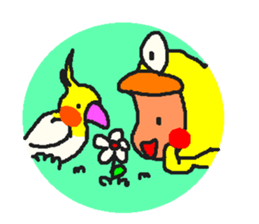 duck baby sticker #6120076