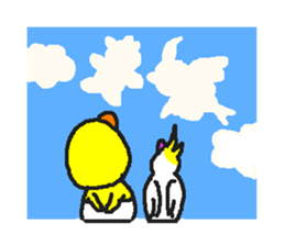 duck baby sticker #6120077