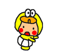 duck baby sticker #6120093