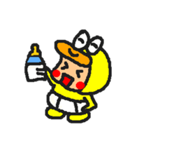 duck baby sticker #6120105