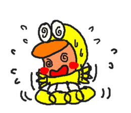 duck baby sticker #6120107