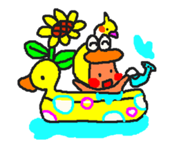 duck baby sticker #6120108