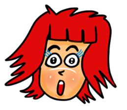 People with Red Hair sticker #6120148