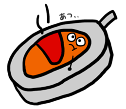 omelette rice omurice sticker! sticker #6120514