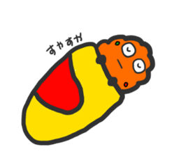 omelette rice omurice sticker! sticker #6120531
