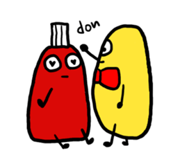 omelette rice omurice sticker! sticker #6120541